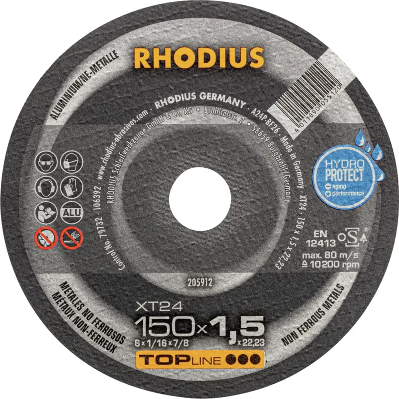 Rhodius 205912 Trennscheibe gerade 150 mm 1 St. NE-Metalle by Rhodius – product image