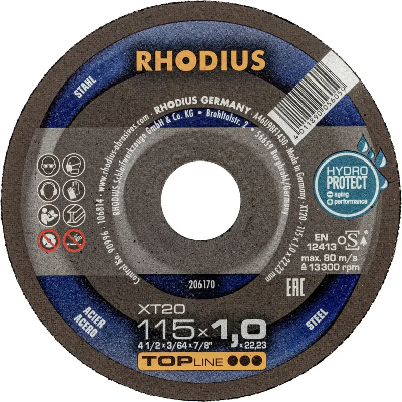 Rhodius 206170 Trennscheibe gerade 115 mm 1 St. Stahl by Rhodius – product image