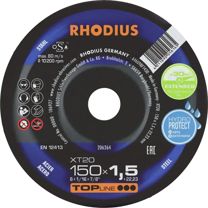 Rhodius 206264 Trennscheibe gerade 150 mm 1 St. Stahl by Rhodius – product image