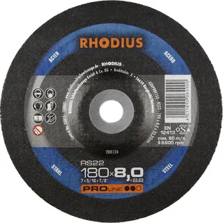 Rhodius 208124 RS22 Schruppscheibe Stahl, Guss 10 St. von Rhodius – Produktbild 2 von 2