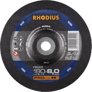 Rhodius 208124 RS22 Schruppscheibe Stahl, Guss 10 St. von Rhodius – Produktbild 1 von 2