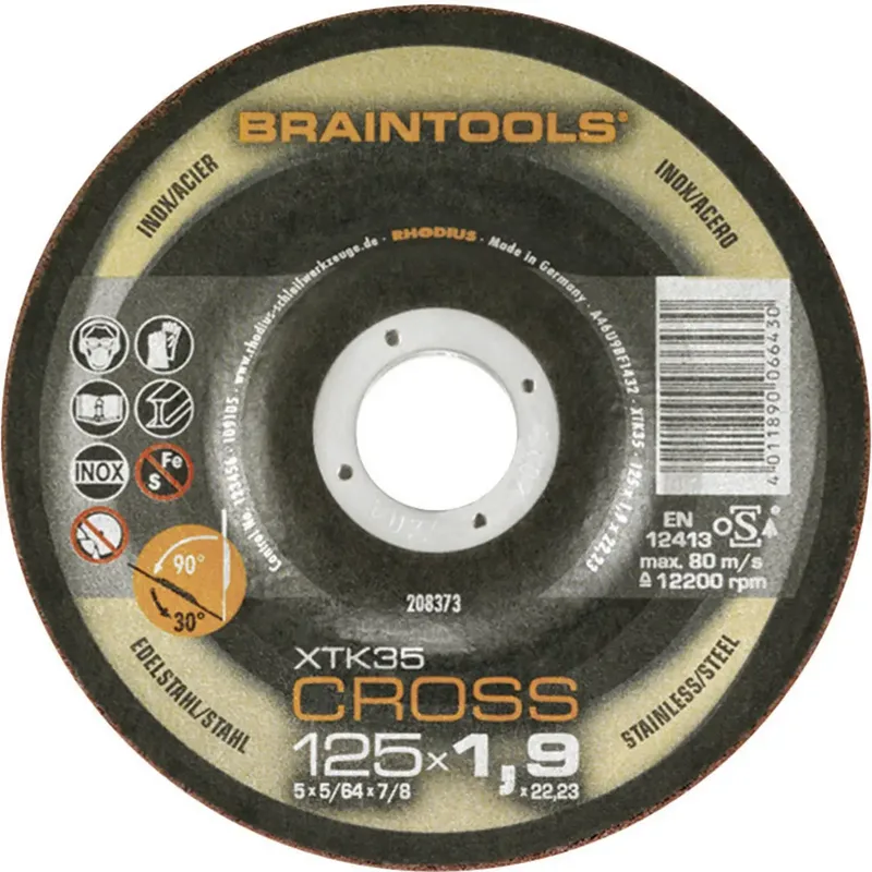 Disque pour tronçonnage et ébarbage 125 mm Rhodius XTK 35 de Rhodius – image du produit