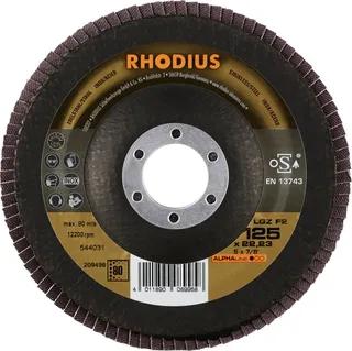 Rhodius 209496 LGZ F2 Disque segmenté Grain 80 acier inoxydable, acier 10 pc(s) de Rhodius – image du produit 2 sur 2