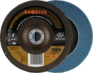 Rhodius 209667 LSZ F2 Disque segmenté Grain 60 acier inoxydable, acier 10 pc(s) de Rhodius – image du produit 1 sur 2
