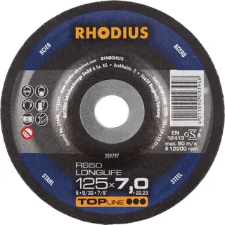 Rhodius 209797 RS50 LONGLIFE Schruppscheibe Stahl, Guss 25 St. von Rhodius – Produktbild 1 von 2
