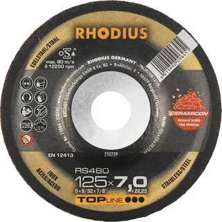 Rhodius 210239 RS480 Schruppscheibe Edelstahl, Stahl 25 St. by Rhodius – product image 1 of 2
