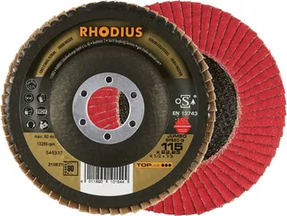 Rhodius 210621 JUMBO SPEED G Disque segmenté Grain 80 acier inoxydable, acier 10 pc(s) de Rhodius – image du produit 1 sur 2