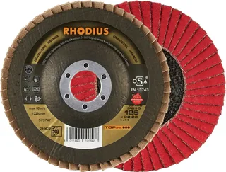 Rhodius 210622 JUMBO SPEED G Disque segmenté Grain 40 acier inoxydable, acier 10 pc(s) de Rhodius – image du produit 1 sur 2