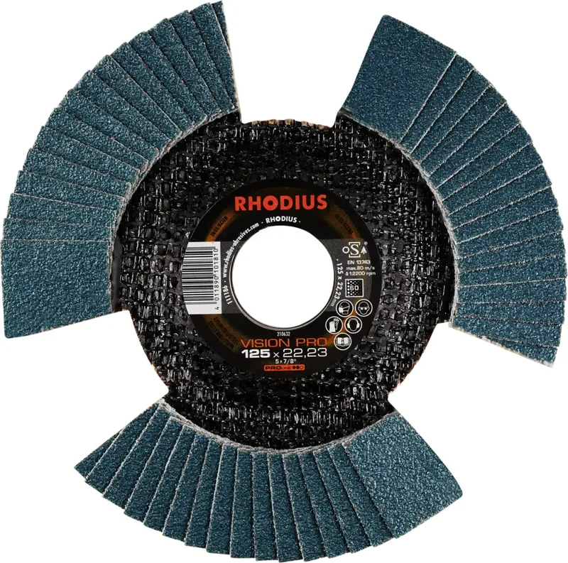 Rhodius 210632 VISION PRO Fächerschleifscheibe Körnung (num) 60 10 St. de Rhodius – image du produit 2 sur 2