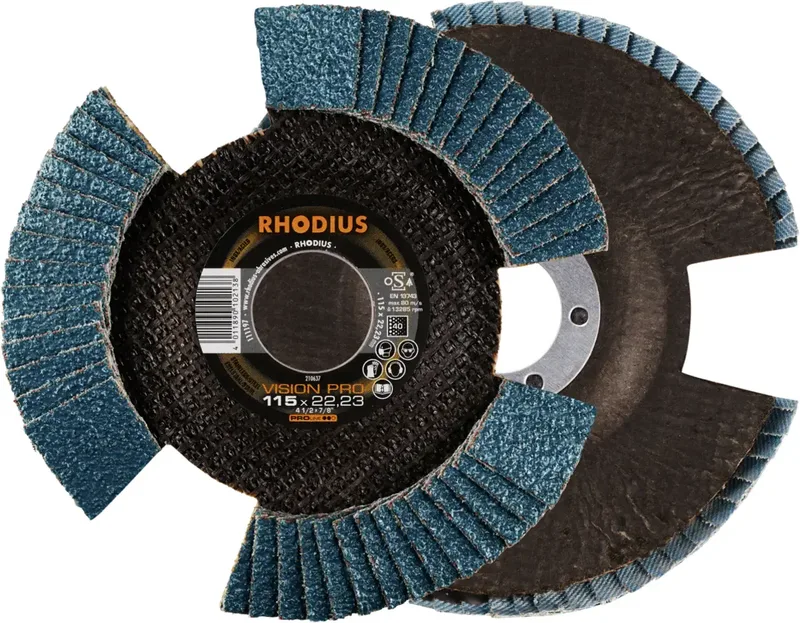 Rhodius 210637 VISION PRO Fächerschleifscheibe Körnung (num) 40 10 St. de Rhodius – image du produit 1 sur 2