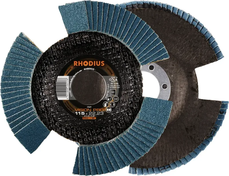 Rhodius 210639 VISION PRO Fächerschleifscheibe Körnung (num) 80 10 St. by Rhodius – product image 1 of 2
