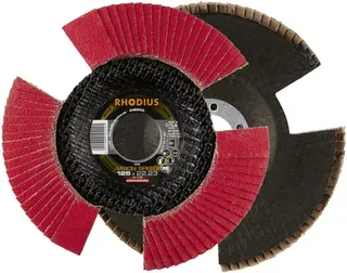Rhodius 210646 VISION SPEED Fächerschleifscheibe Durchmesser 125 mm Bohrungs-Ø 22.23 mm Körnung (num) 80 Edelstahl 1 St. de Rhodius – image du produit 2 sur 2