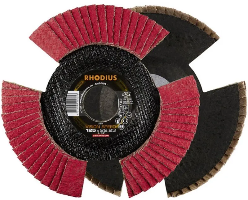Rhodius 210647 VISION SPEED Lamellenschijf Diameter 125 mm Boordiameter 22.23 mm RVS 1 stuk(s) de Rhodius – image du produit 1 sur 2