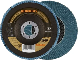 Rhodius 210699 LGZ F3 Disque segmenté Grain 80 acier inoxydable, acier 10 pc(s) de Rhodius – image du produit 1 sur 2