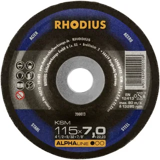 Rhodius 210749 KSM Schruppscheibe gekröpft Durchmesser 115 mm Bohrungs-Ø 22.23 mm Stahl 1 St. by Rhodius – product image 2 of 2