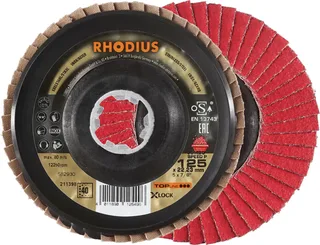 Rhodius 211398 JUMBO SPEED P X-LOCK Disque segmenté Grain 40 acier inoxydable, acier 10 pc(s) de Rhodius – image du produit 1 sur 2