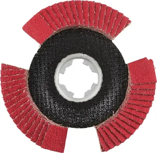 Rhodius 211402 VISION SPEED X-LOCK Fächerschleifscheibe Körnung (num) 60 Edelstahl, Stahl, NE-Metalle 10 St. de Rhodius – image du produit 2 sur 2