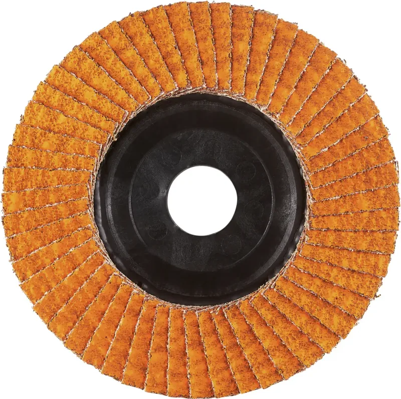 Rhodius 211410 JUMBO LONGLIFE TRIM Fächerschleifscheibe Körnung (num) 40 Edelstahl, Stahl 10 St. fra Rhodius – produktbillede 2 af 2