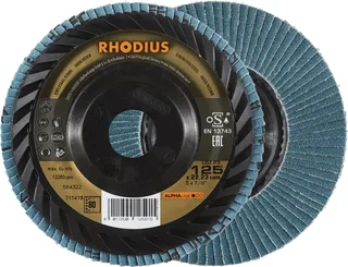 Rhodius 211419 LGZ P3 Disque segmenté Grain 80 acier inoxydable, acier 10 pc(s) de Rhodius – image du produit 1 sur 2
