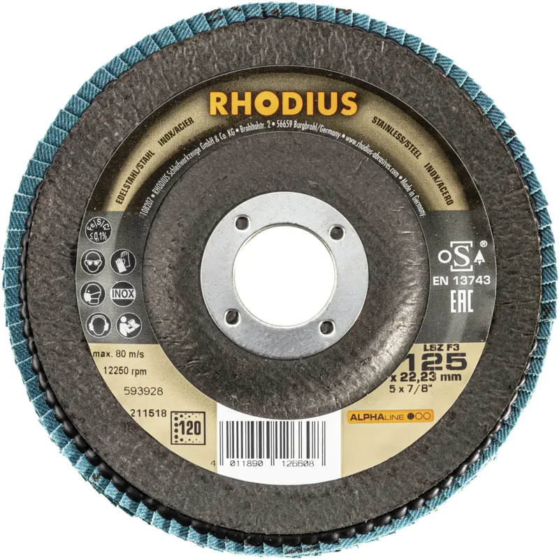 Rhodius 211518 LSZ F3 Lamellenschijf RVS, Staal 10 stuk(s) von Rhodius – Produktbild 2 von 2
