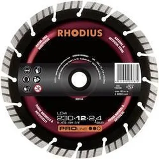 Rhodius 303164 LD4 Disque à tronçonner diamanté Diamètre 230 mm Ø de perçage 22.23 mm Pierre naturelle 1 pc(s) de Rhodius – image du produit 1 sur 2