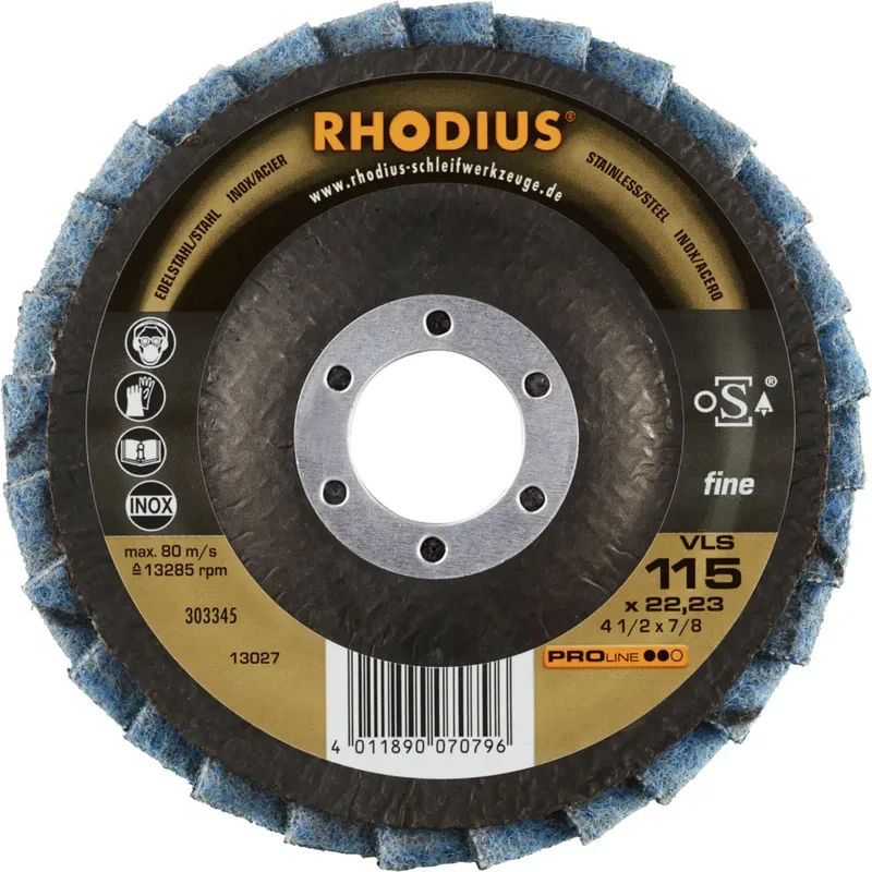 Rhodius 303345 VLS Fächerschleifscheibe Edelstahl, Stahl, NE-Metalle 10 St. de Rhodius – image du produit 2 sur 2