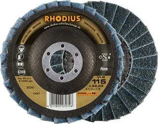 Rhodius 303345 VLS Fächerschleifscheibe Edelstahl, Stahl, NE-Metalle 10 St. de Rhodius – image du produit 1 sur 2