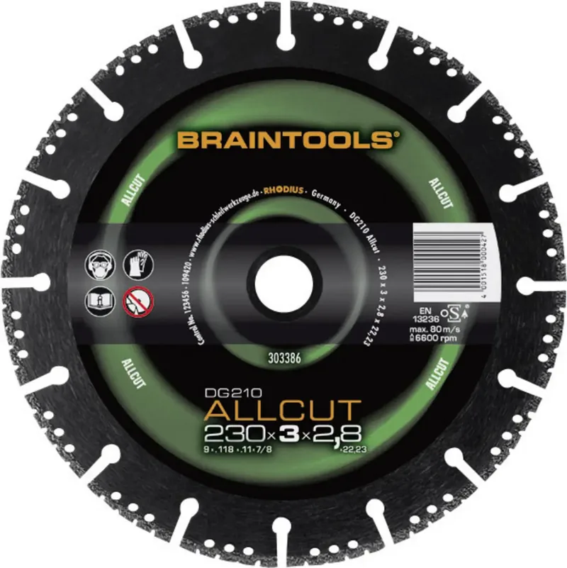Rhodius 303391 DG 210 ALLCUT Diamanttrennscheibe Durchmesser 230 mm Stein 1 St. by Rhodius – product image