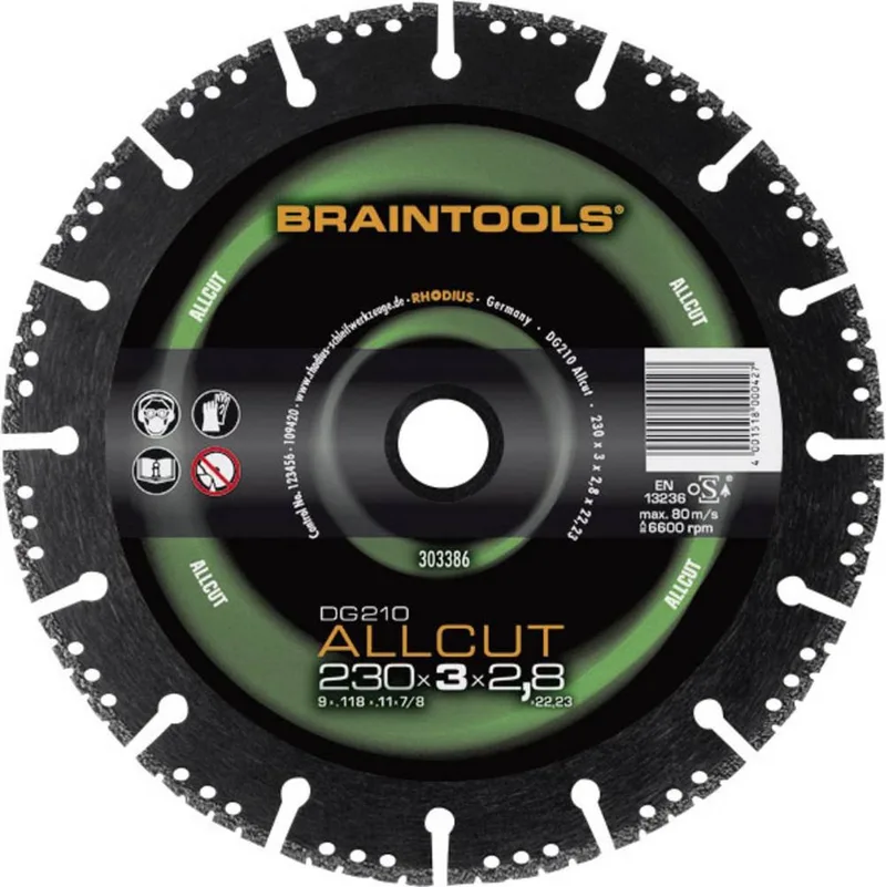 Rhodius 303388 DG 210 ALLCUT Diamanten doorslijpschijf Diameter 125 mm 1 stuk(s) fra Rhodius – produktbillede