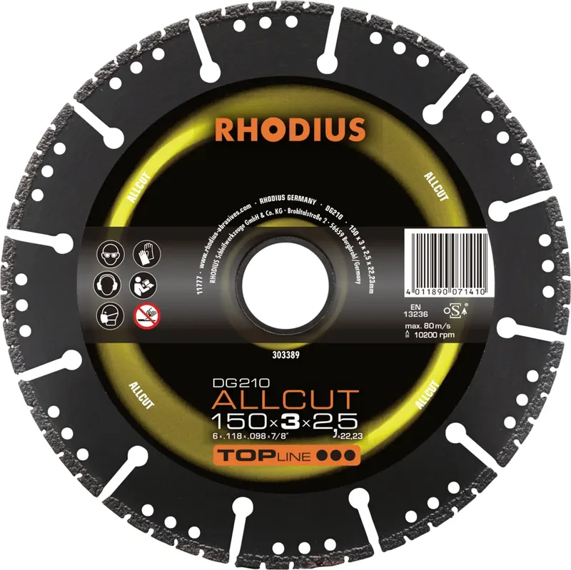 Rhodius 303389 Diamanttrennscheibe 150 mm 1 St. von Rhodius – Produktbild