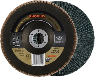 Rhodius 303707 LSZ F Disque segmenté Grain 40 acier inoxydable, acier 10 pc(s) de Rhodius – image du produit 1 sur 2