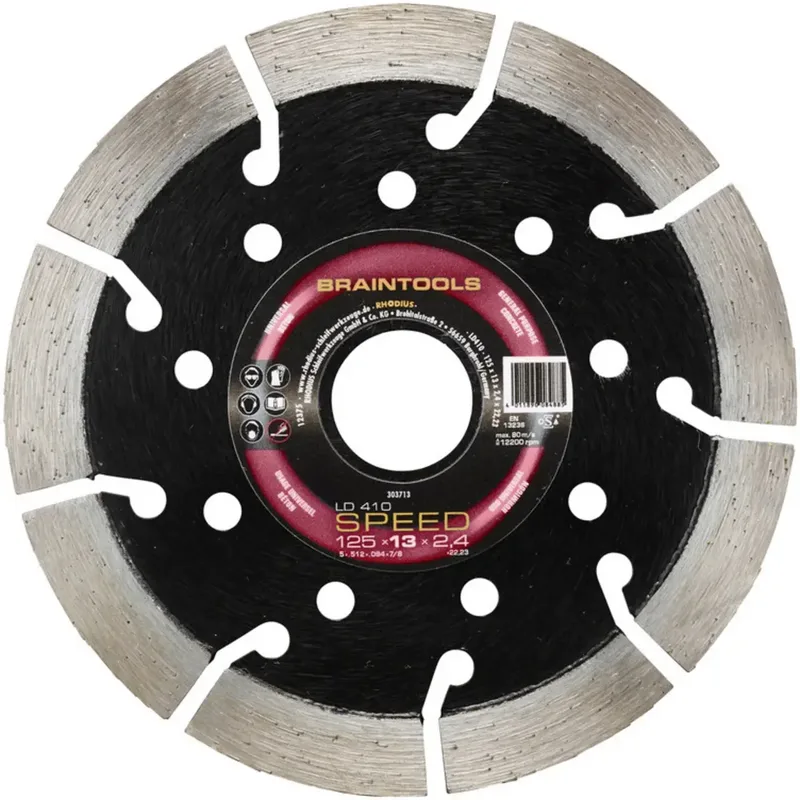 Rhodius 303713 LD410 SPEED Diamanttrennscheibe Durchmesser 125 mm Bohrungs-Ø 22.23 mm Naturstein 1 St. de Rhodius – image du produit 2 sur 2