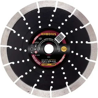 Rhodius 303716 LD410 SPEED Diamanttrennscheibe Durchmesser 230 mm Bohrungs-Ø 22.23 mm Naturstein 1 St. de Rhodius – image du produit 1 sur 2