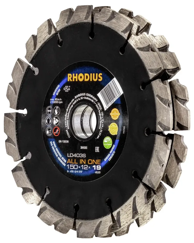 Rhodius 304505 Diamanttrennscheibe 150 mm 1 St. Beton de Rhodius – image du produit 2 sur 2