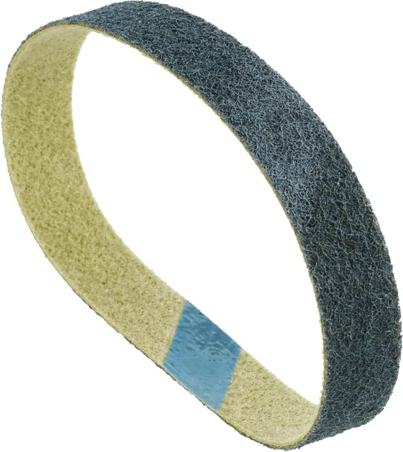 Rhodius 307046 RHODIUS ESB V, 20 Stück Schleifband Vlies 30 x 533 mm, very fine, PROline, für Edelstahl, Stahl, NE-Metalle 30 x 533 mm 20 St. fra Rhodius – produktbillede