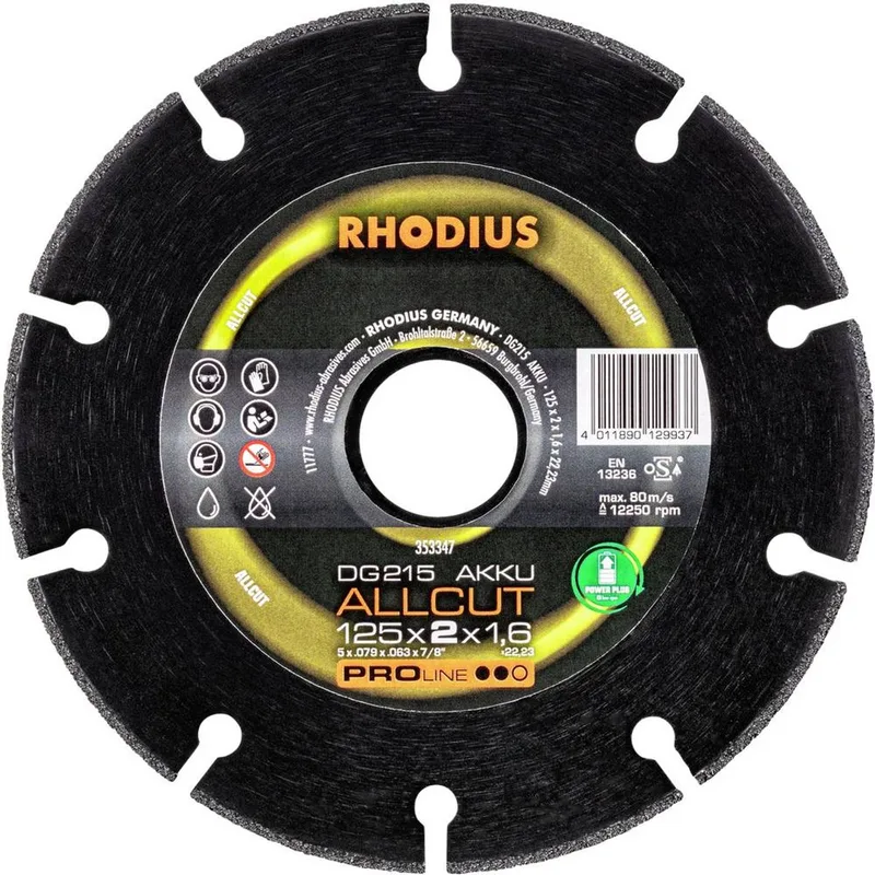 Rhodius 353347 Diamanttrennscheibe 125 mm 1 St. von Rhodius – Produktbild