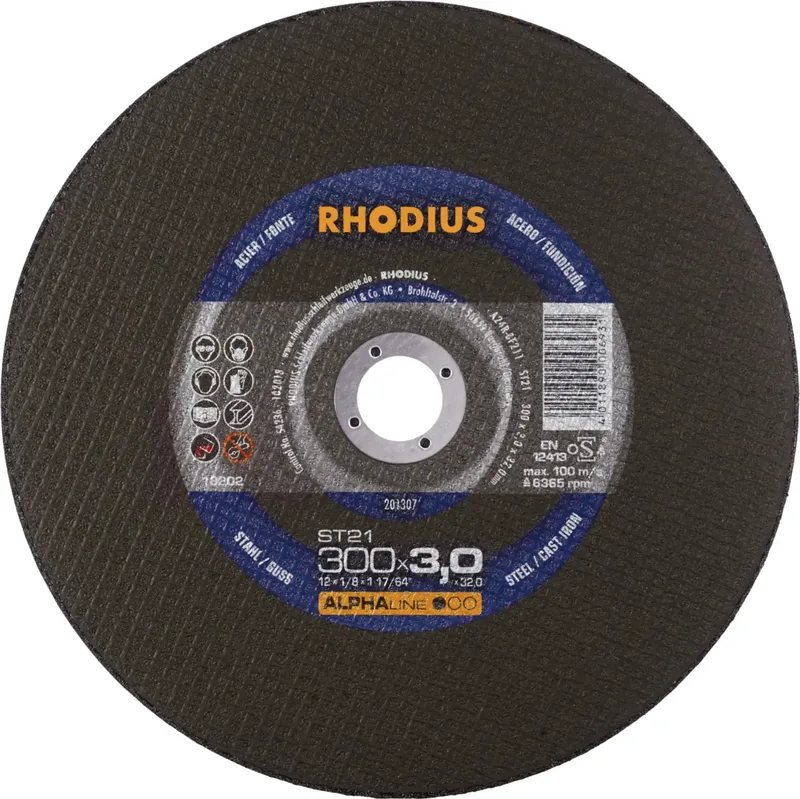 ST21 201307 Trennscheibe 10 St. Stahl, Guss by Rhodius – product image
