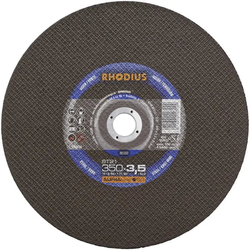 ST21 201330 Disque à tronçonner 350 mm 25.4 mm 1 pc(s) acier de Rhodius – image du produit 2 sur 2