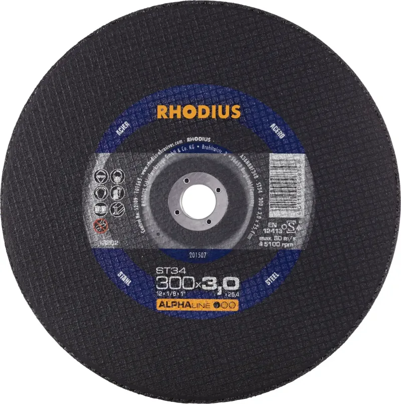 ST34 201507 Trennscheibe 10 St. Stahl de Rhodius – image du produit
