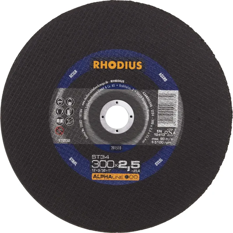 ST34 201510 Trennscheibe 10 St. Stahl by Rhodius – product image 1 of 2