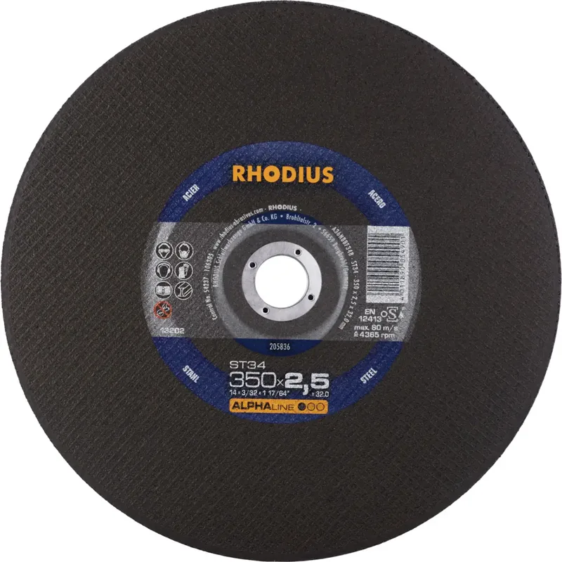 ST34 205836 Trennscheibe 10 St. Stahl by Rhodius – product image