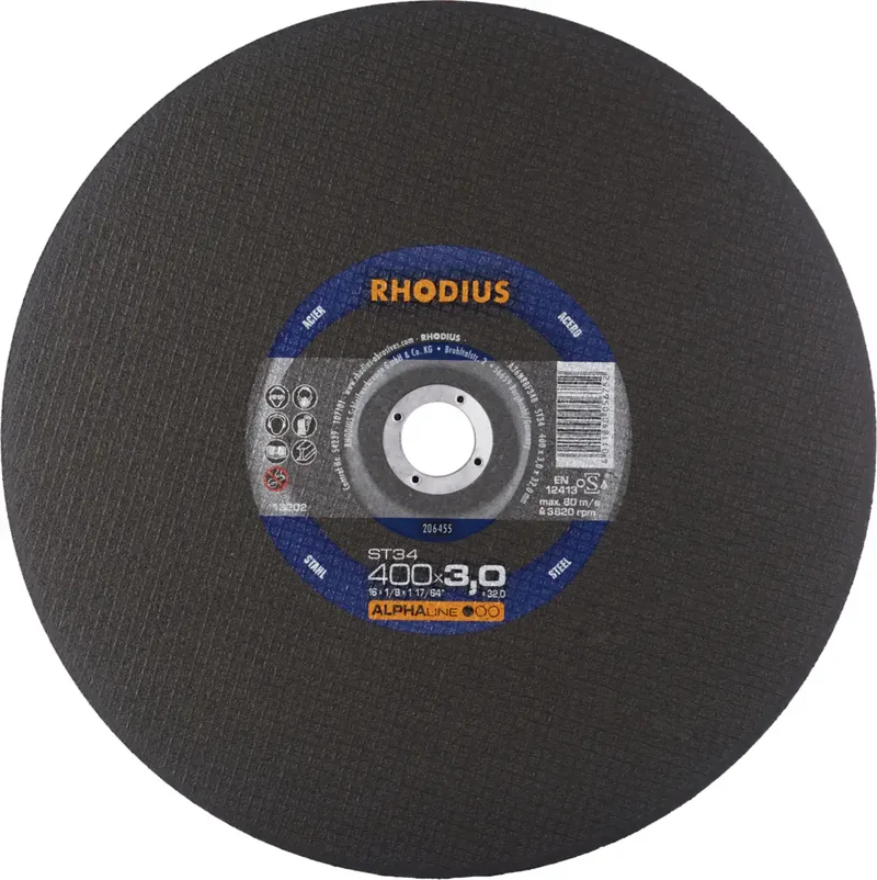 ST34 206455 Trennscheibe 10 St. Stahl by Rhodius – product image