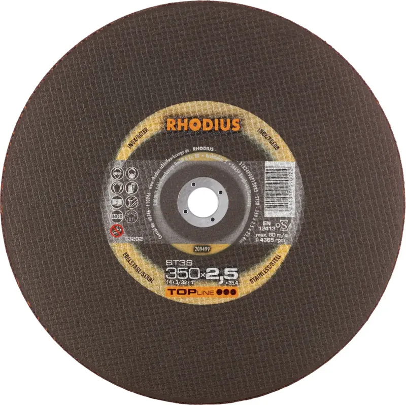 ST38 209499 Trennscheibe 10 St. Edelstahl, Stahl von Rhodius – Produktbild