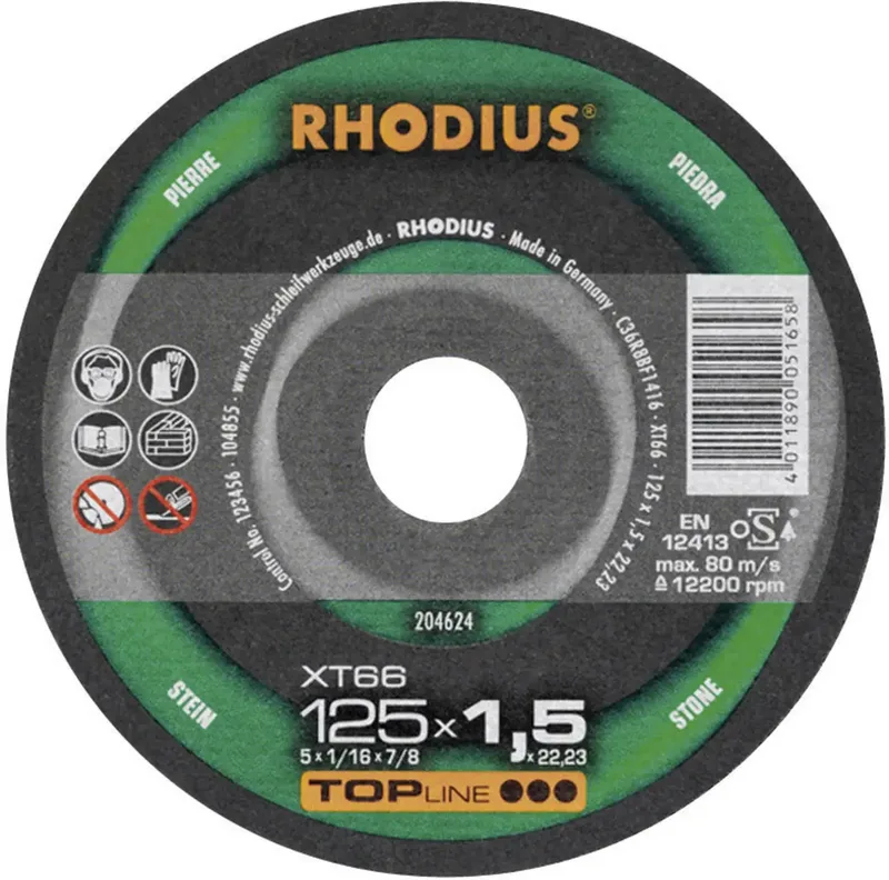XT 66 204623 Trennscheibe gerade 180 mm 1 St. Stein by Rhodius – product image