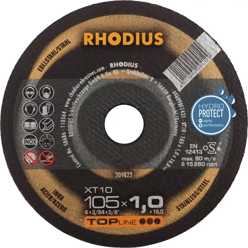 XT10 209822 Trennscheibe 230 mm 50 St. Edelstahl, Stahl by Rhodius – product image