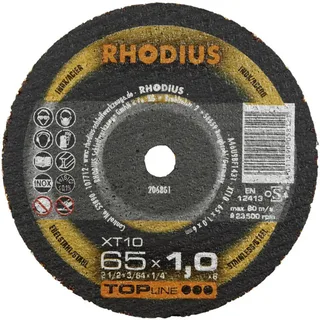 XT10 MINI 206804 Trennscheibe gerade 75 mm 1 St. Edelstahl, Stahl de Rhodius – image du produit 1 sur 2