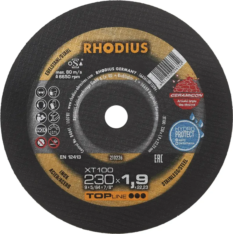 XT100 210226 Trennscheibe 25 St. Edelstahl, Stahl by Rhodius – product image