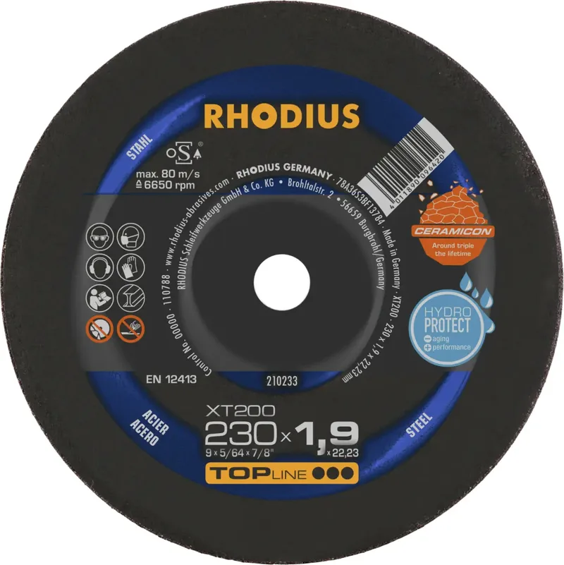 XT200 210233 Trennscheibe 25 St. Stahl by Rhodius – product image
