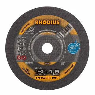 XT38 205701 Trennscheibe gerade 180 mm 1 St. Edelstahl, Stahl von Rhodius – Produktbild 1 von 2