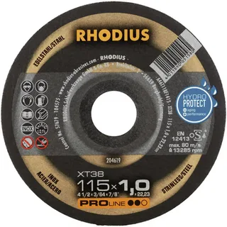 XT38 210745 Trennscheibe gerade 115 mm 10 St. Edelstahl, Stahl de Rhodius – image du produit 2 sur 2